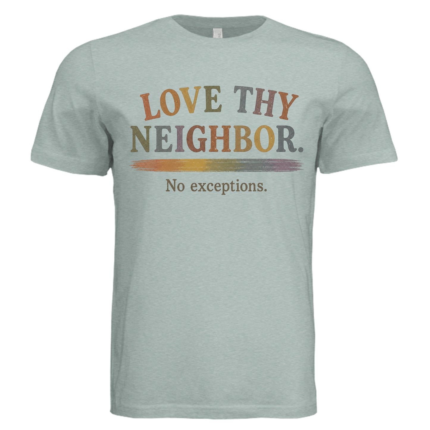 Dusty Blue Triblend - 3413C - FRONT