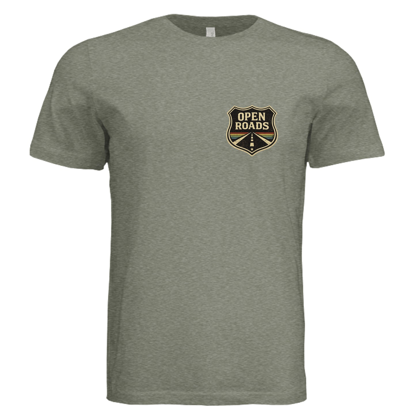 Military Green Triblend - 3413C - FRONT