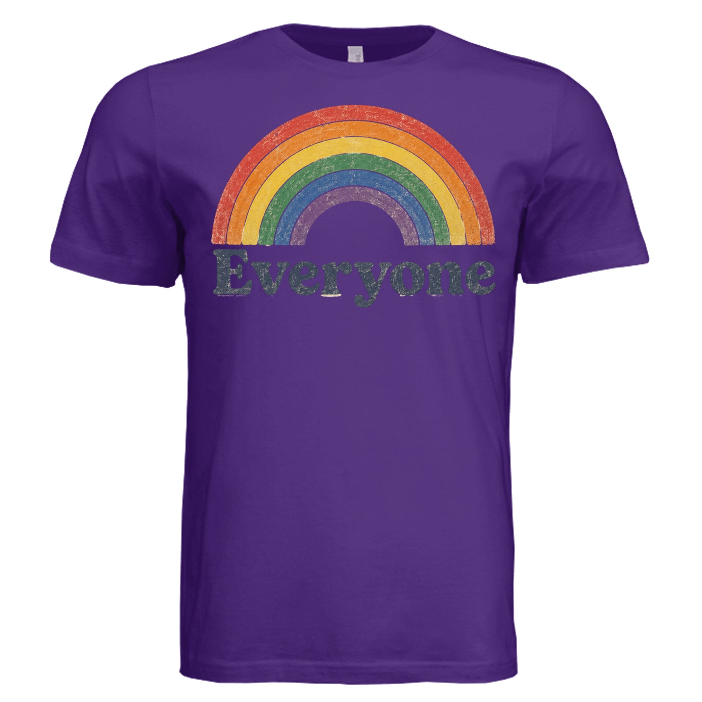 Solid Team Purple Triblend - 3413C - FRONT