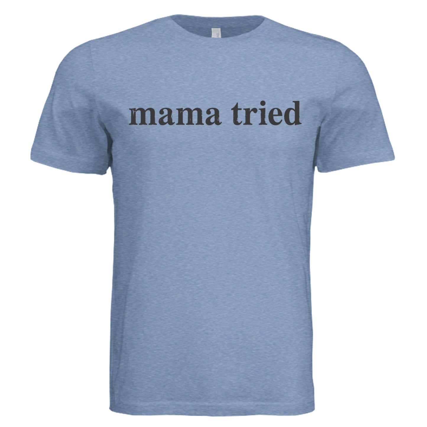 Solid Blue Triblend - 3413C - FRONT