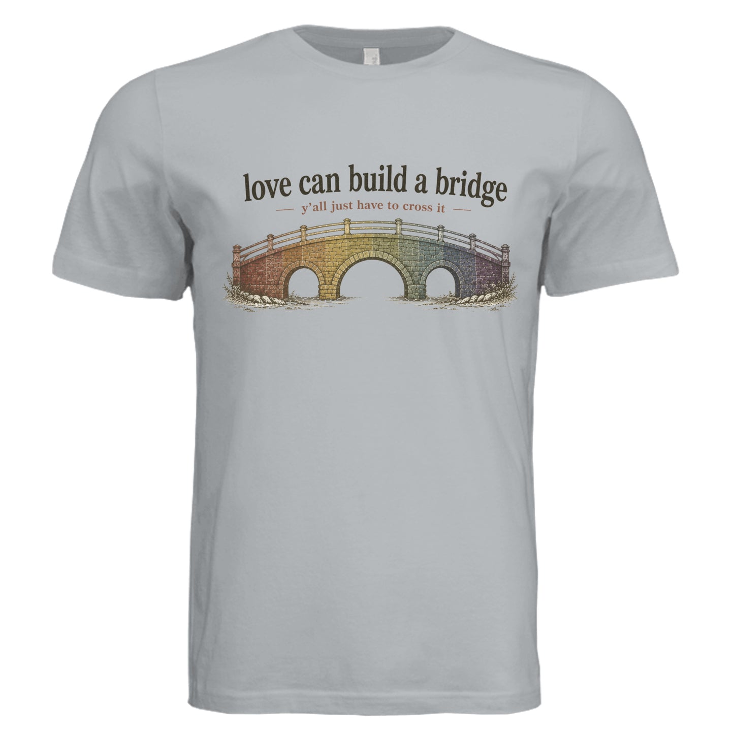 Solid Silver Triblend - 3413C - FRONT