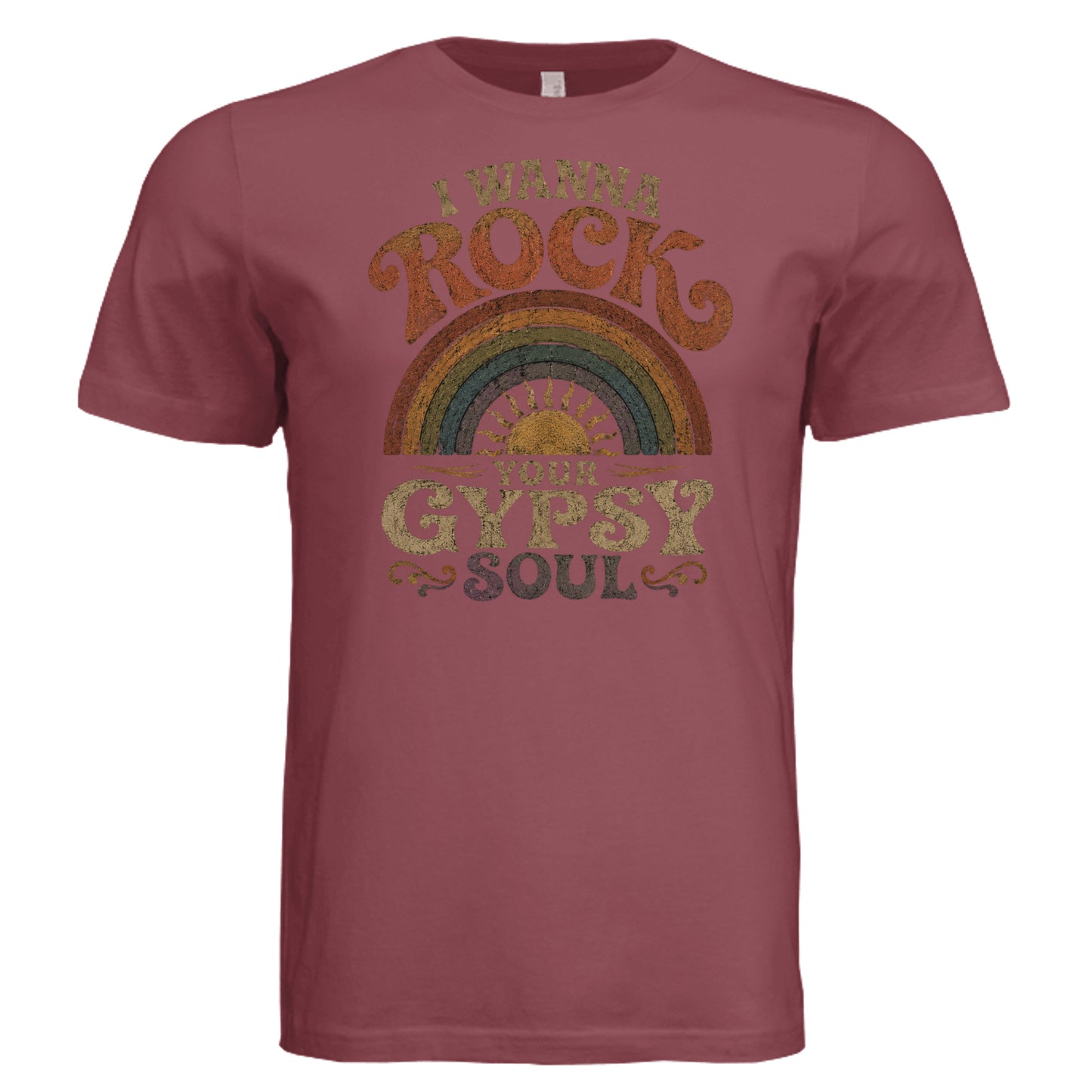 Solid Maroon Triblend - 3413C - FRONT