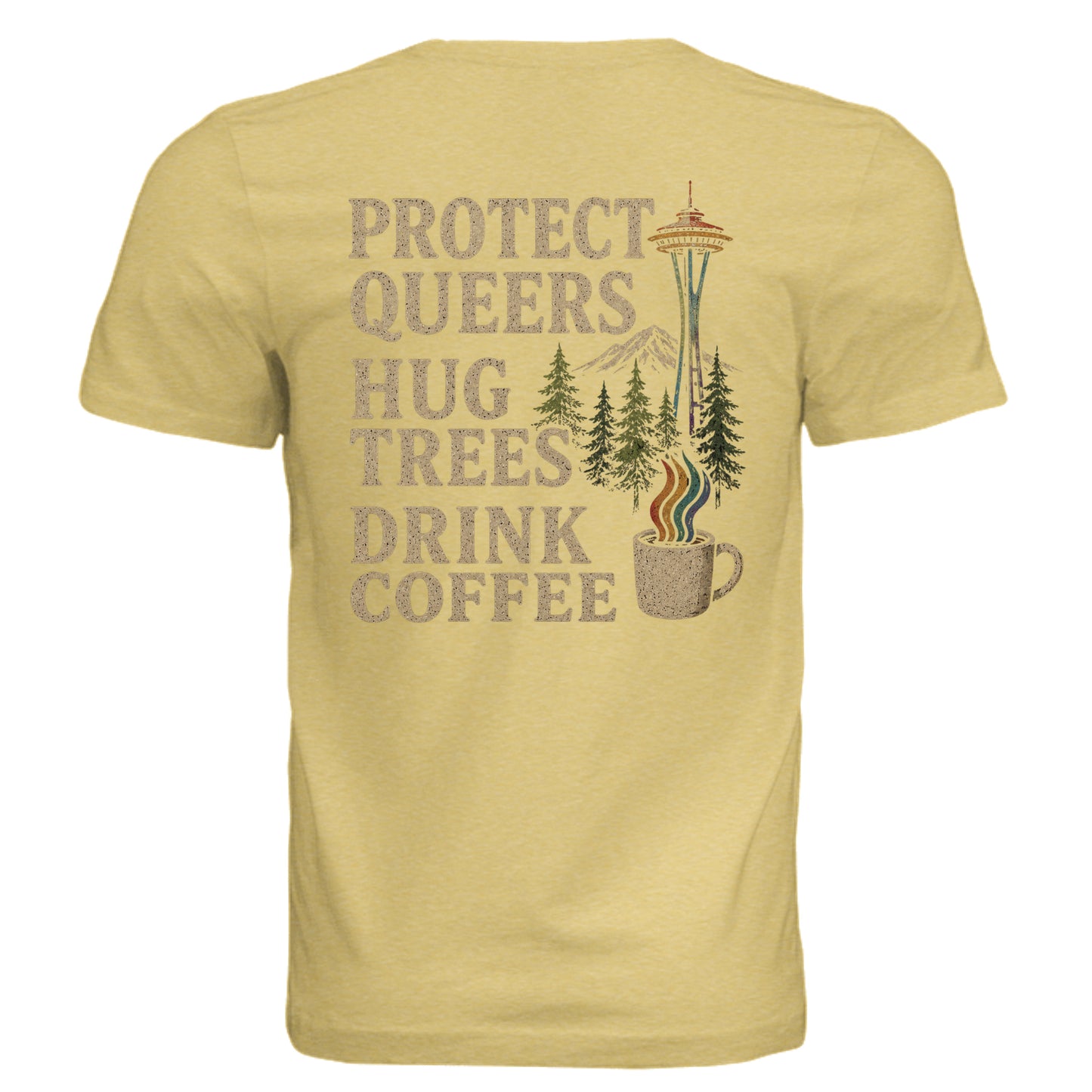 Mustard Triblend - 3413C - BACK