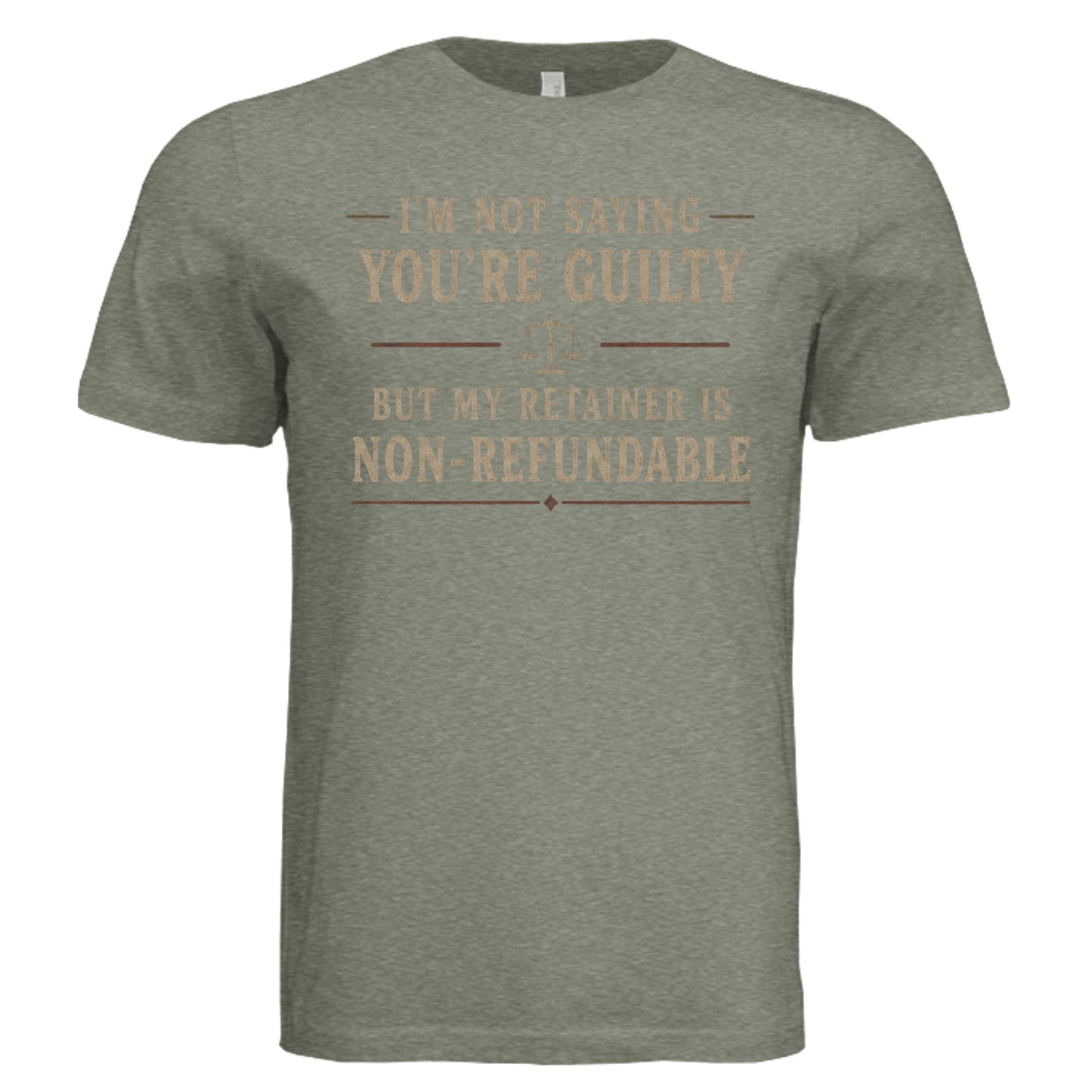 Military Green Triblend - 3413C - FRONT