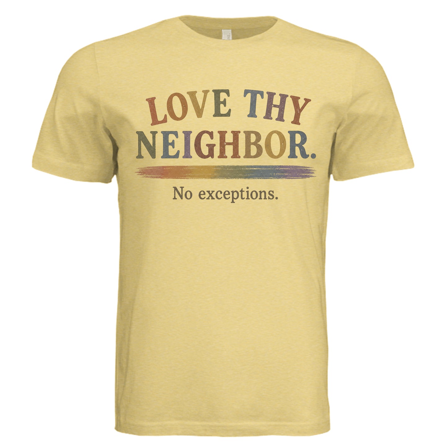Pale Yellow Triblend - 3413C - FRONT