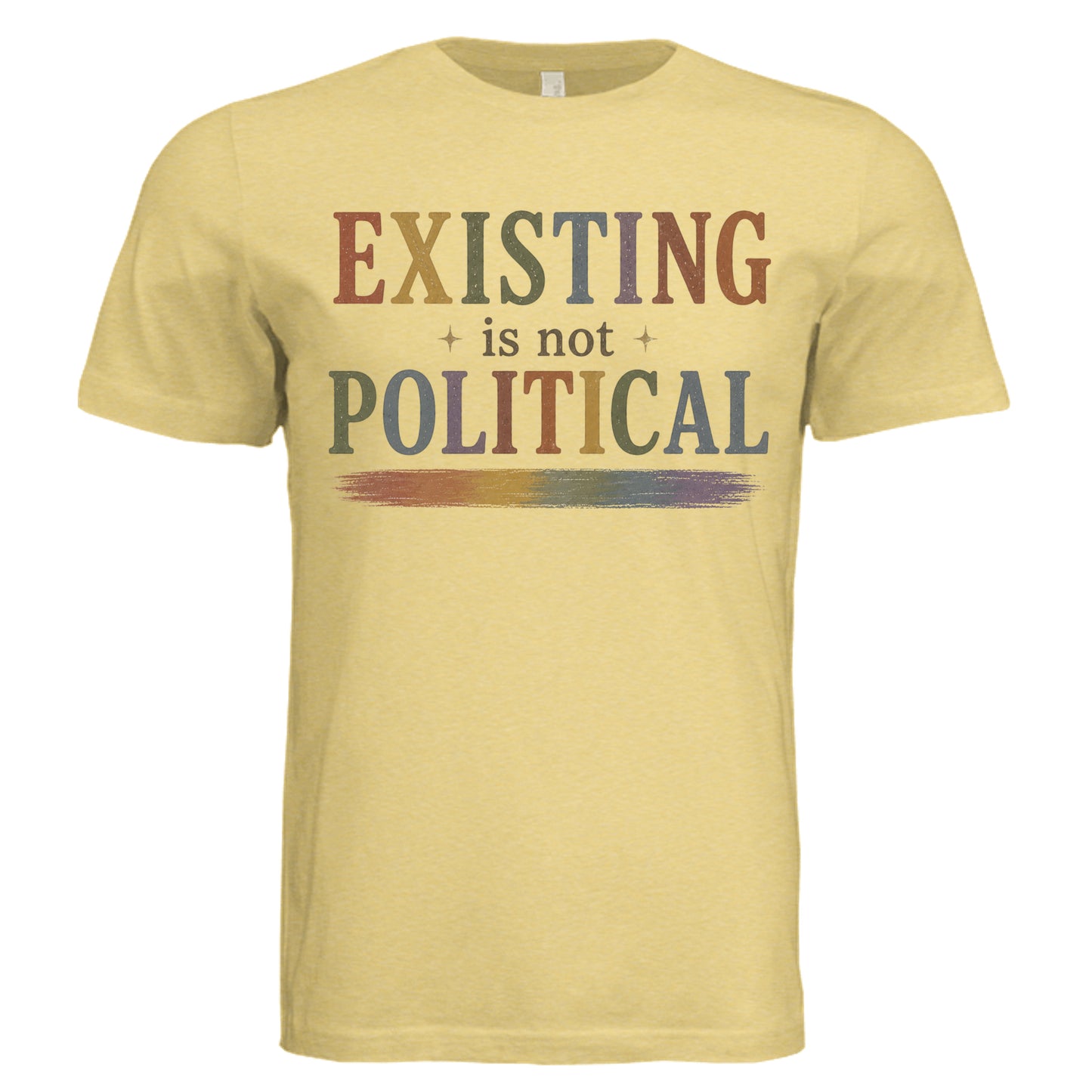 Pale Yellow Triblend - 3413C - FRONT