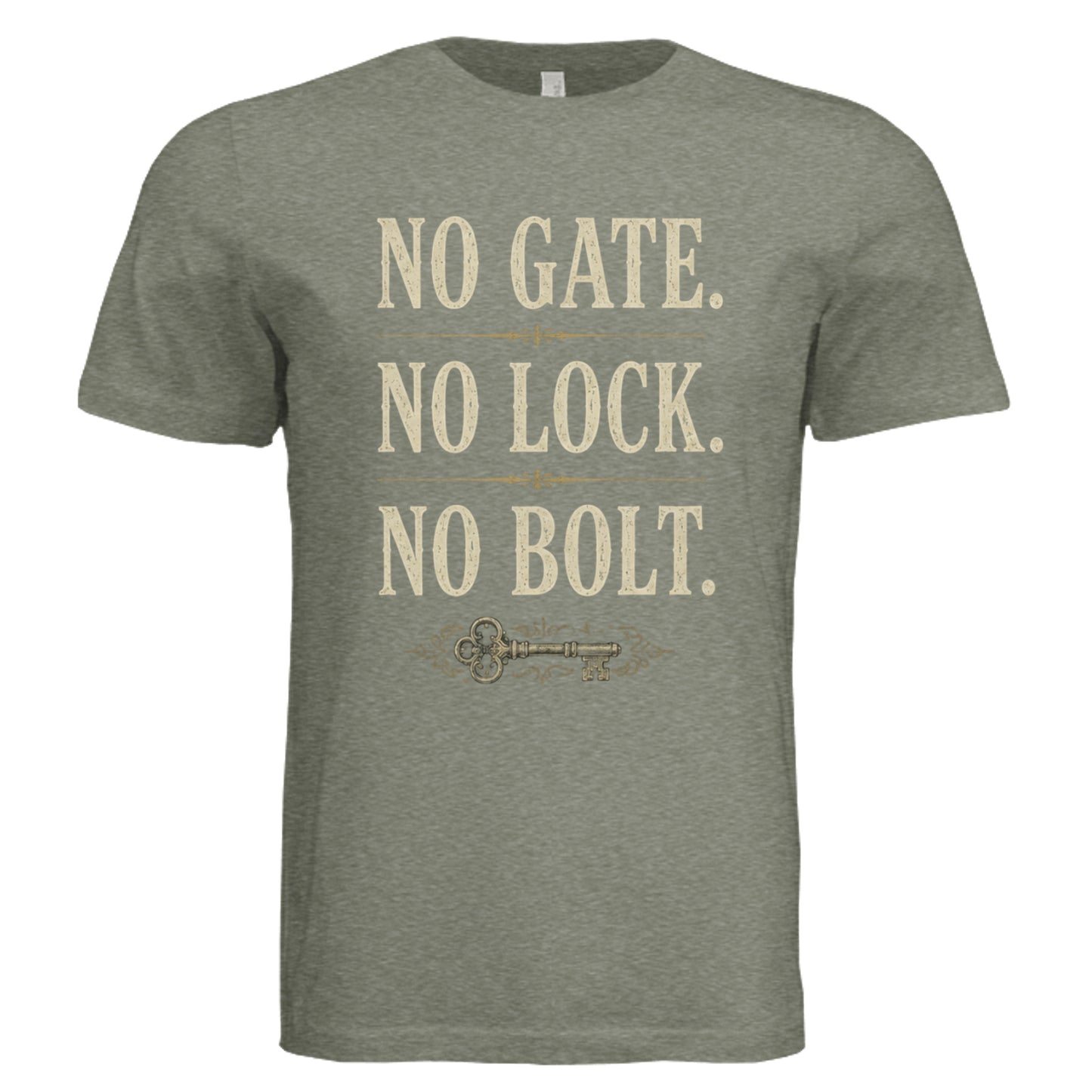 Military Green Triblend - 3413C - FRONT