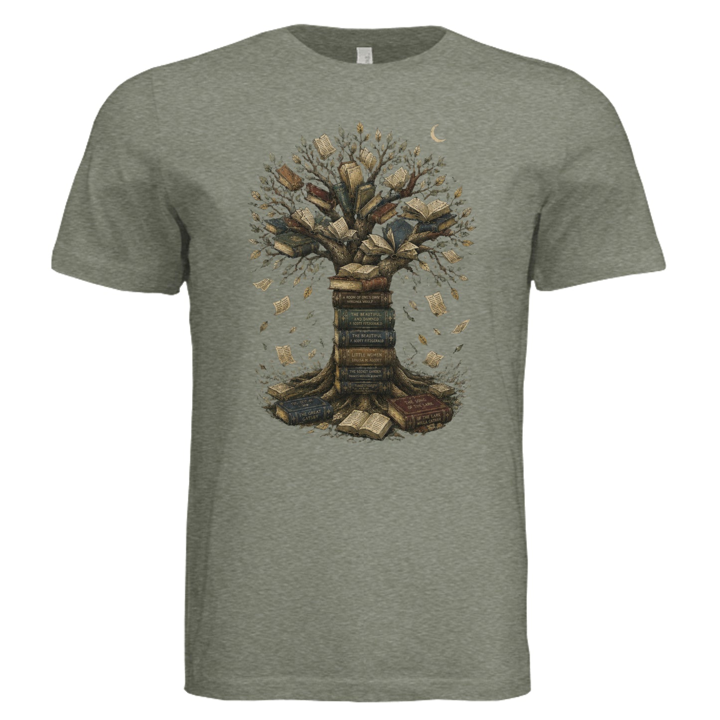 Military Green Triblend - 3413C - FRONT