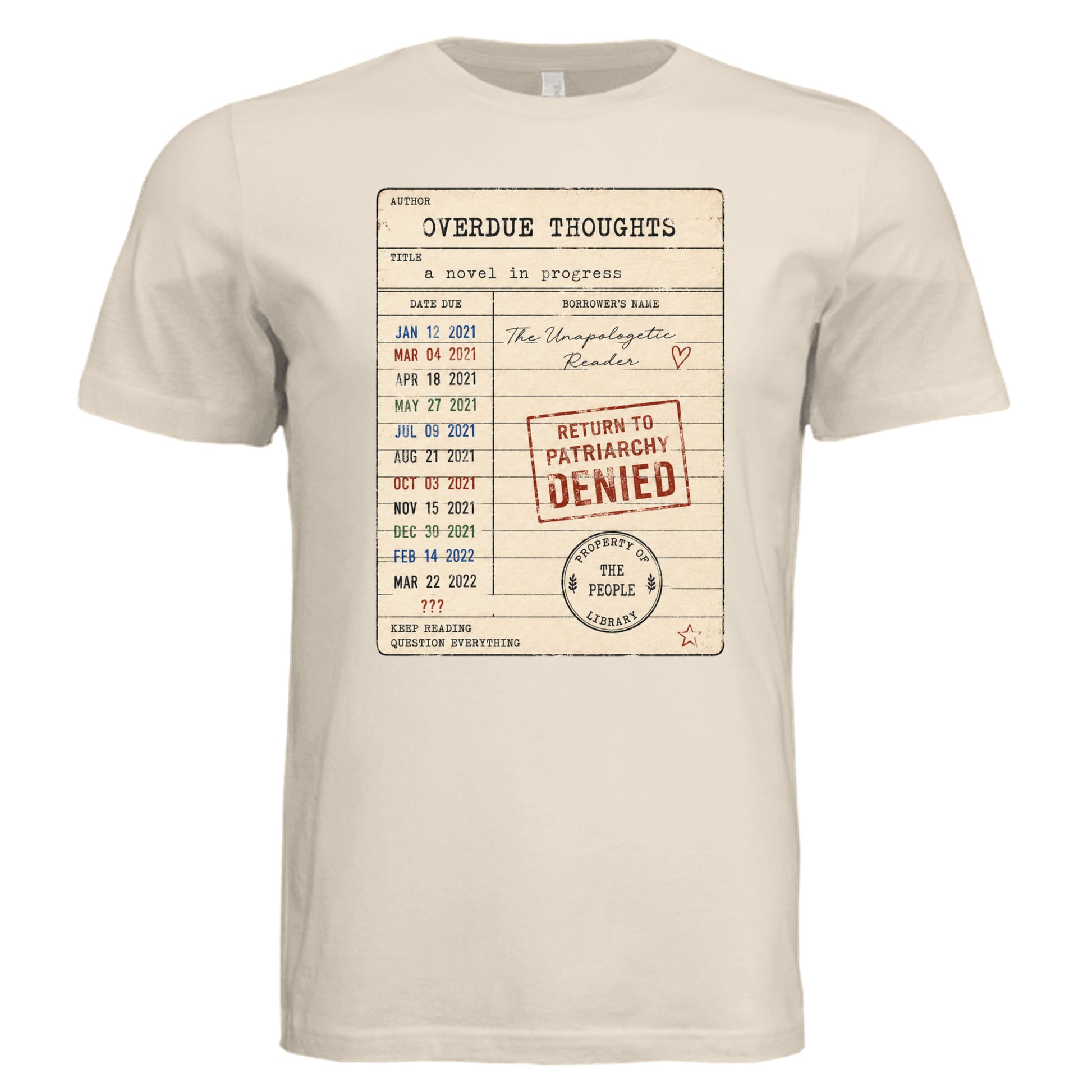 Solid Natural Triblend - 3413C - FRONT