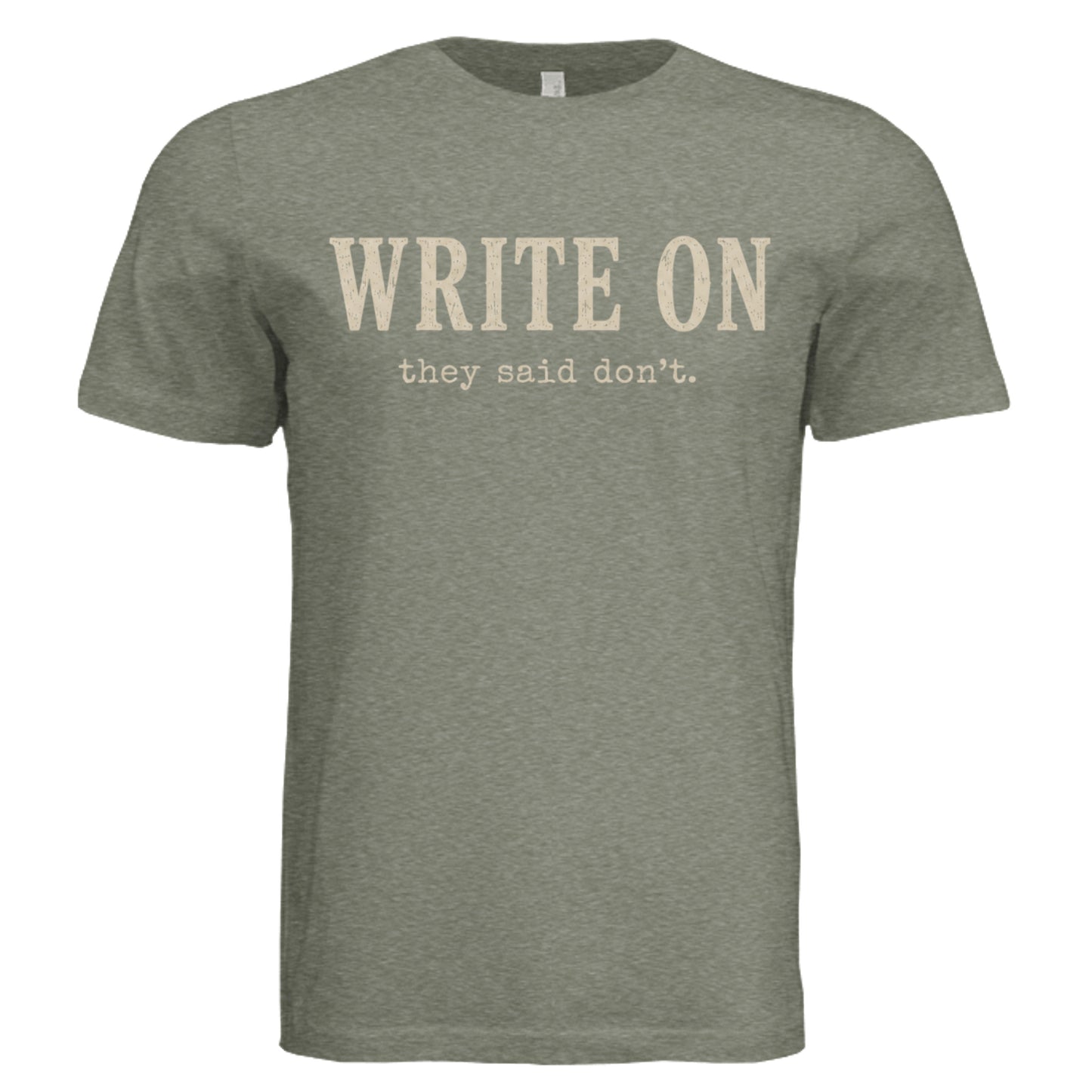 Military Green Triblend - 3413C - FRONT