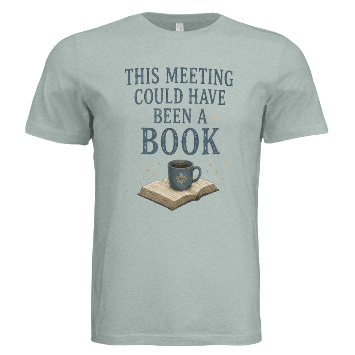 Dusty Blue Triblend - 3413C - FRONT