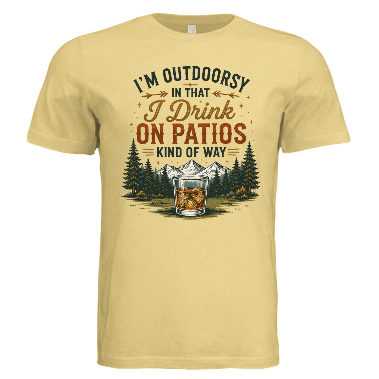 Pale Yellow Triblend - 3413C - FRONT